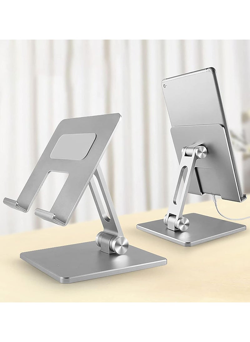 GGOOT Premium Aluminum Alloy Tablet Bracket Desktop Folding Rack Portable Adjustable Tablet Stand  - Image 4