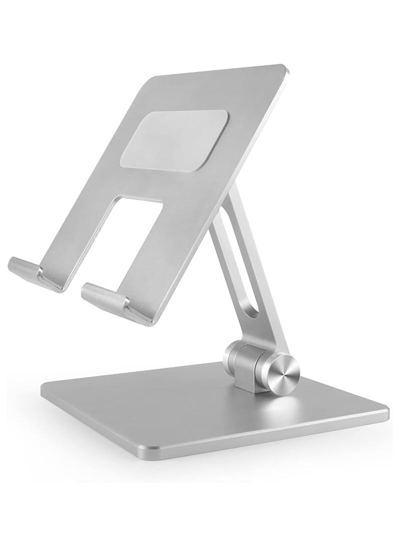 GGOOT Premium Aluminum Alloy Tablet Bracket Desktop Folding Rack Portable Adjustable Tablet Stand  - Image 1