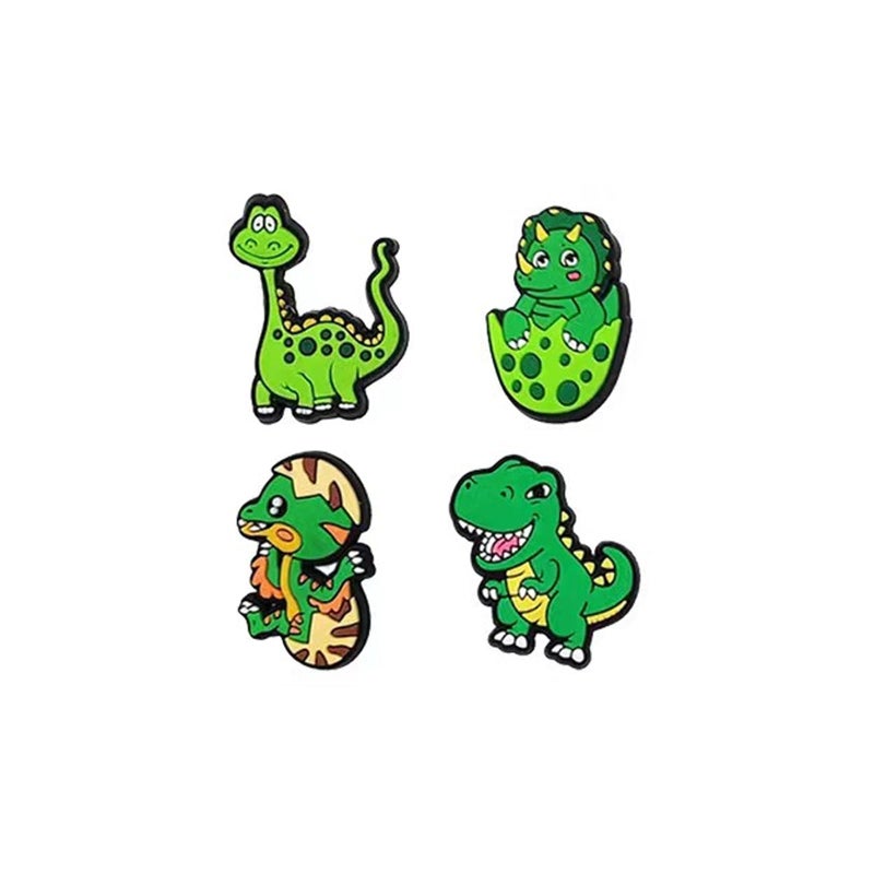 BOWNDY Dinosaur Charms for Clog & Sandals Shoe Decoration, Dinosaur Charm Gift for Boys Girls Kids Teens Men and Women Adults - Image 2