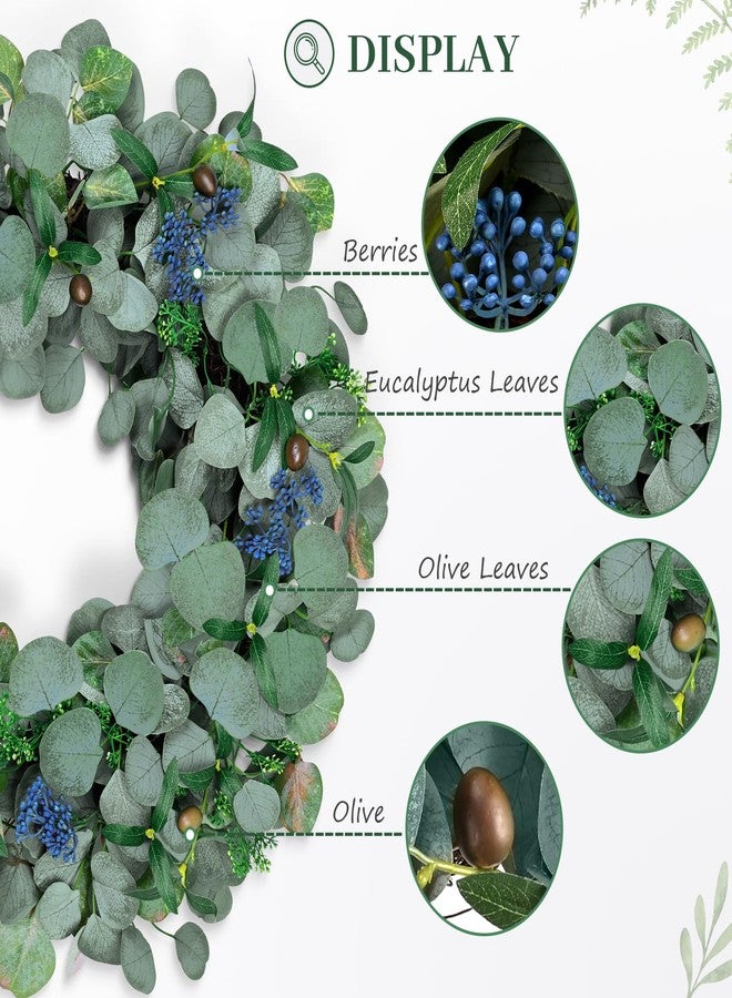 colorspec Eucalyptus Wreath for Front Door, New - Image 2