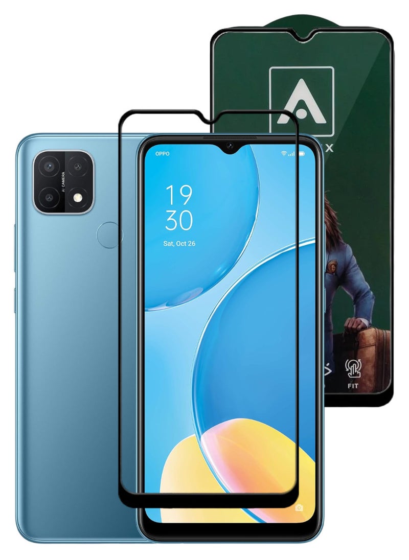 ACLIX Antistatic ESD Dustproof Premium Quality High Definition Tempered Glass Screen Protector Designed For Oppo A15 - Image 1