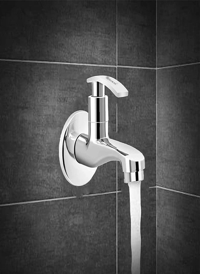 Alturas Brass Passion Long Body Tap for Bathroom, Water Tap Chrome Finish (Set of - (2) - Image 5