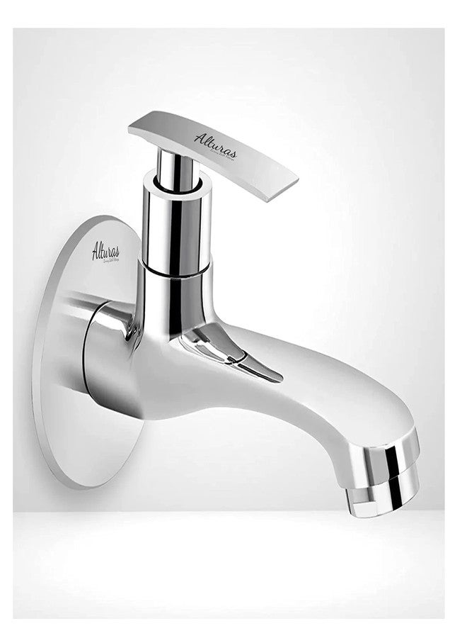 Alturas Brass Passion Long Body Tap for Bathroom, Water Tap Chrome Finish (Set of - (2) - Image 2