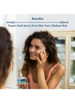 Blue Nectar Natural Vitamin C Face Cream For Glowing Skin, Dark Spot Removal Cream For Women With Green Apple And Almond Oil (13 Herbs, 50G)  - Image 3