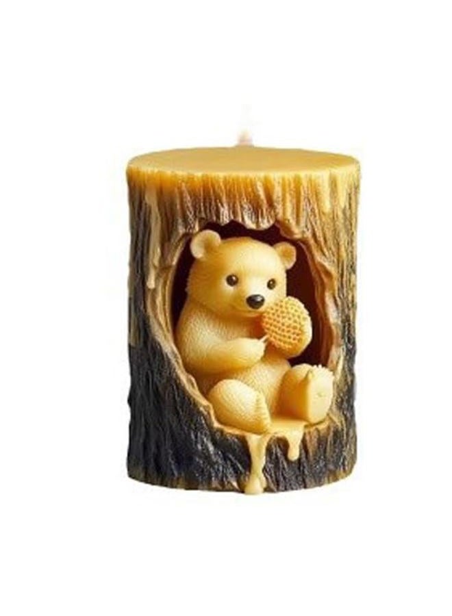 EVERELAM Tree Bear Candle Mold - Animal & Bear Resin Casting Molds, Silicone Clay Jewelry Molds, Candle Making Craft Supplies - Image 3