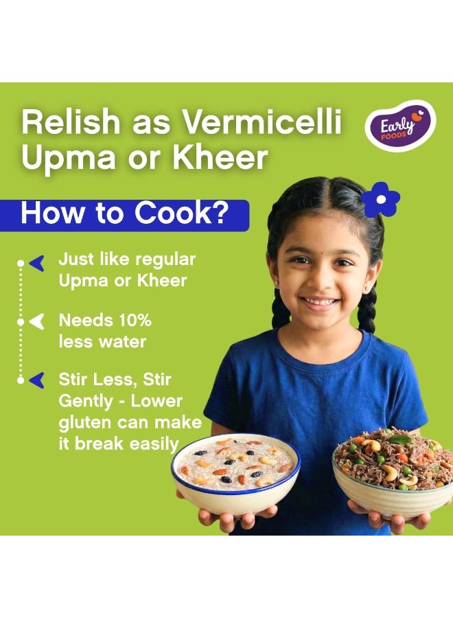 Early Foods - No Maida Bajra Vermicelli | Millet Seviya | Pearl Millet Semia 300 gms - Image 4