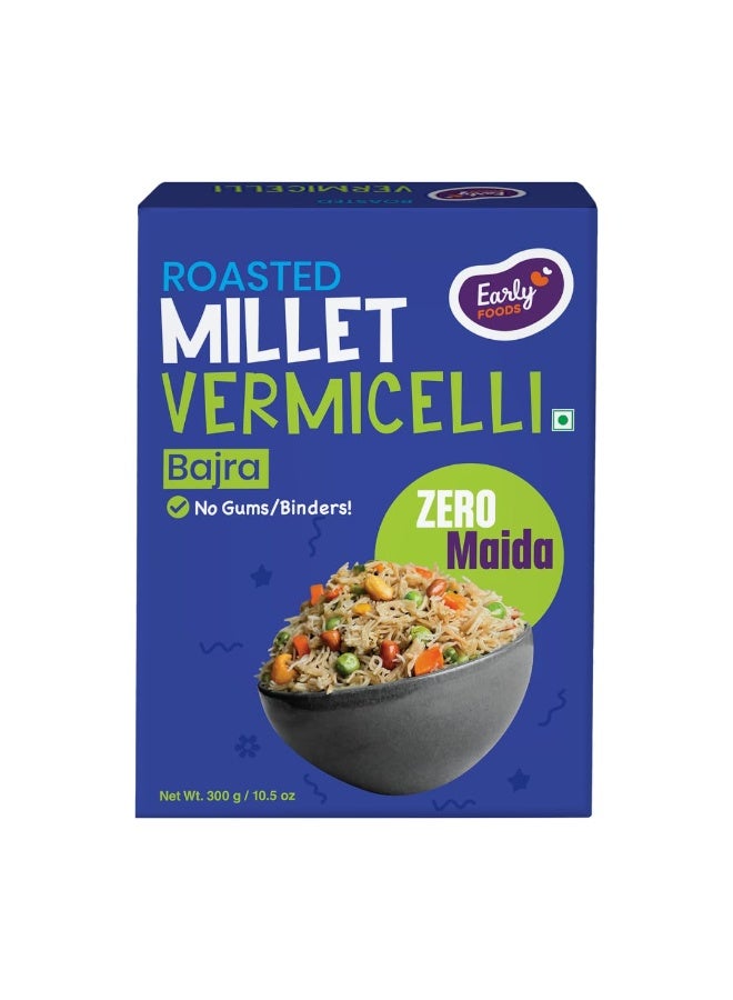 Early Foods - No Maida Bajra Vermicelli | Millet Seviya | Pearl Millet Semia 300 gms - Image 1