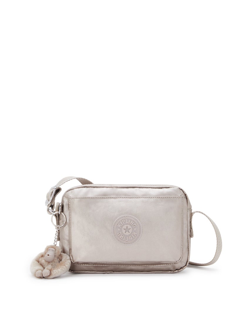 kipling Abanu Mini Crossbody Bag with Adjustable Shoulder Strap Metallic Glow - Image 1