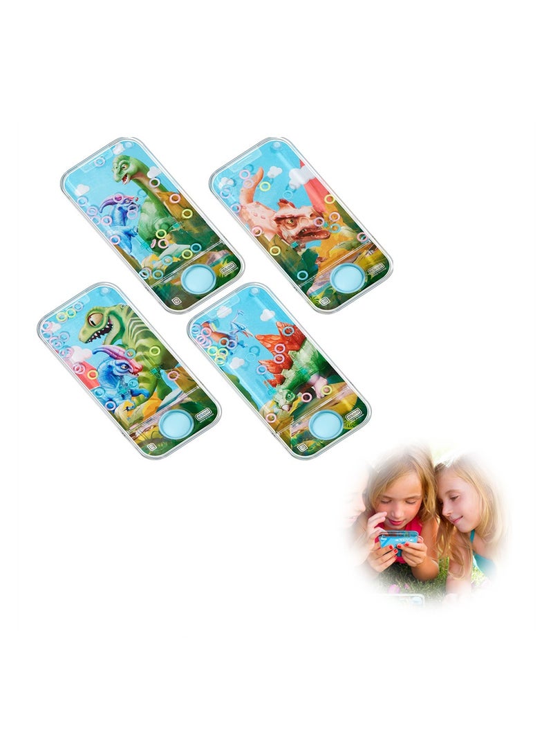 SYOSI Handheld Water Games 4 Pieces Water Ring Mini Toys Retro Game Set Multi Color Ring Toss Game Travel Toys for Party Favors Retro Pastime  - Image 1