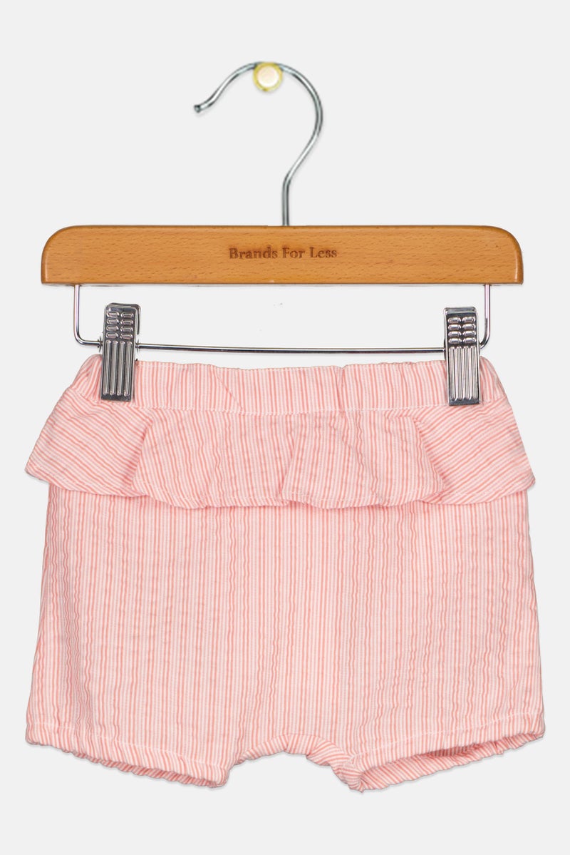 NAME IT Toddlers Girl Stripe Shorts, Multicolor - Image 1