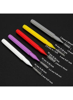 Patelai 100 Pieces Braces Brush for Cleaner Interdental Brush Toothpick Dental Tooth Flossing Head Oral Dental Hygiene Flosser Toothpick Cleaners Tooth Cleaning Tool (Classic Colors, Assorted Sizes)  - Image 2