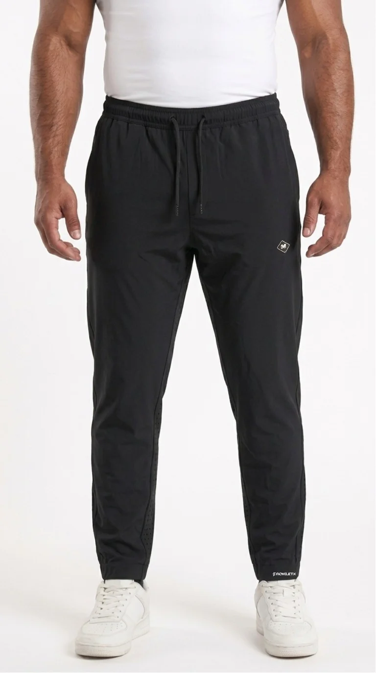 Men's Plus Size Training Joggers Black