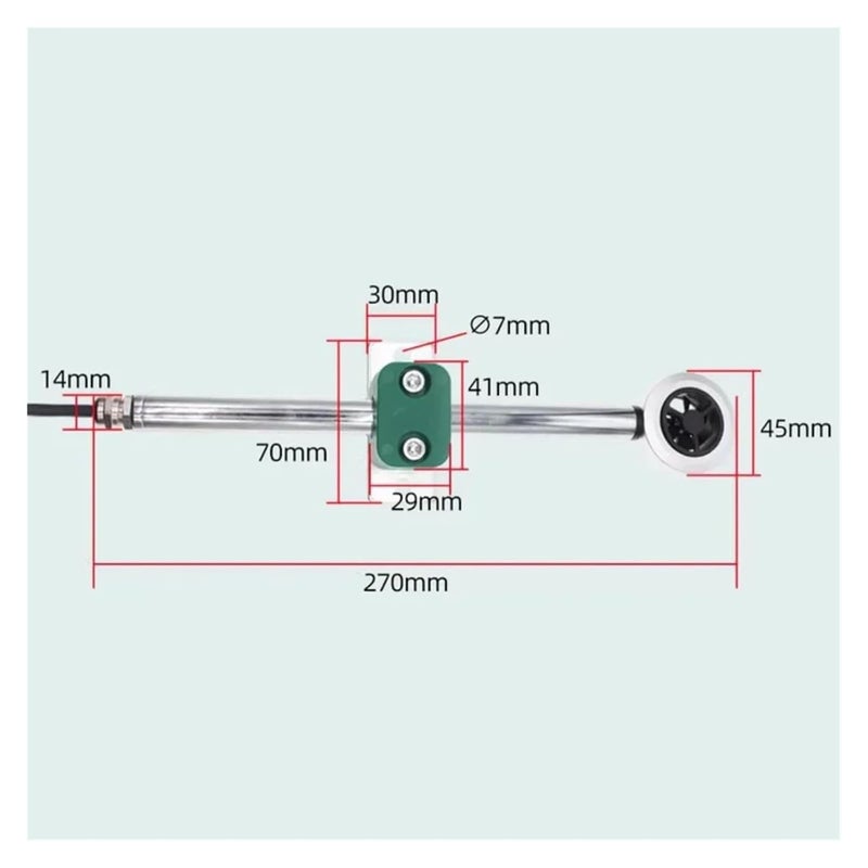 مقياس شدة الرياح عالي الحساسية جهاز إرسال مستشعر سرعة الرياح الدوار المصغر 4-20 مللي أمبير 0-10 مللي ثانية - Image 4