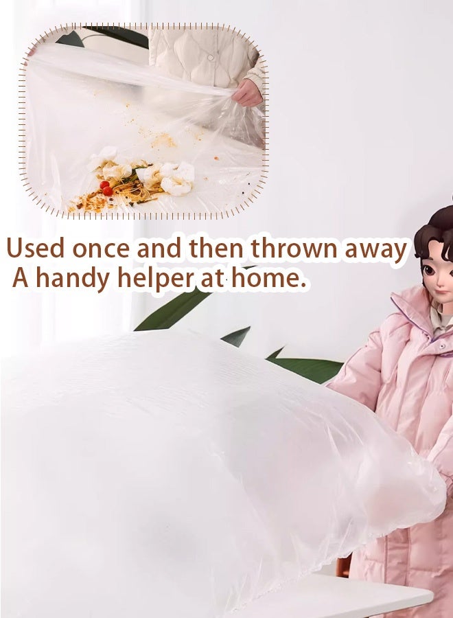 Thick disposable tablecloth covers - oil and stain resistant, portable for dining tables, perfect for wedding banquet table settings - Image 5