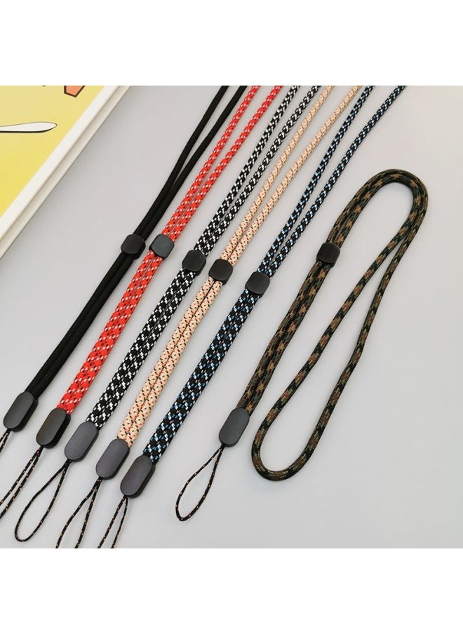 Generic - Backpacker Suitable For Small Camera MM5 Flashlight Woven Hanging Belt Hanging Neck Plus Adjustable Lengthening Neck Strap Mobile Phone Rope-Color:Mm5 Extended Camouflage - Image 1