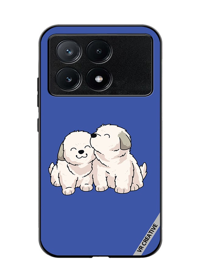 VR CREATIVE Protective Case Cover For Xiaomi Poco X6 Pro Cute Puppies Design Multicolour - Image 1