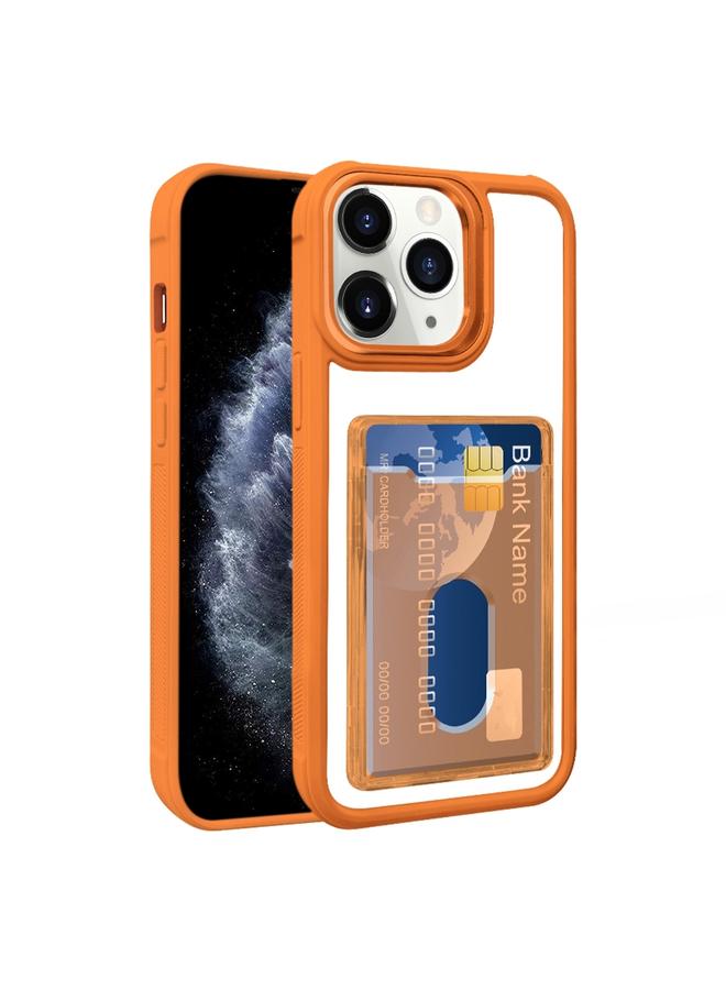 The Bros Phone Case For iPhone 11 Pro Max Electroplated Card Bag Acrylic Hybrid TPU Phone Phone Case - Image 1