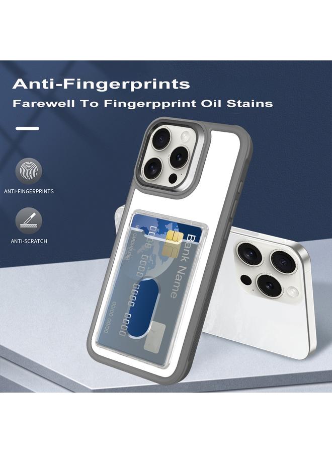 The Bros Phone Case For iPhone 11 Pro Max Electroplated Card Bag Acrylic Hybrid TPU Phone Phone Case - Image 2