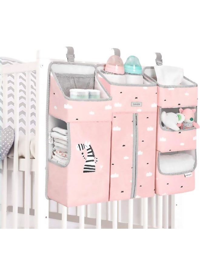 NIBEMINENT Baby Bedside Portable Crib Organizer  - Image 2
