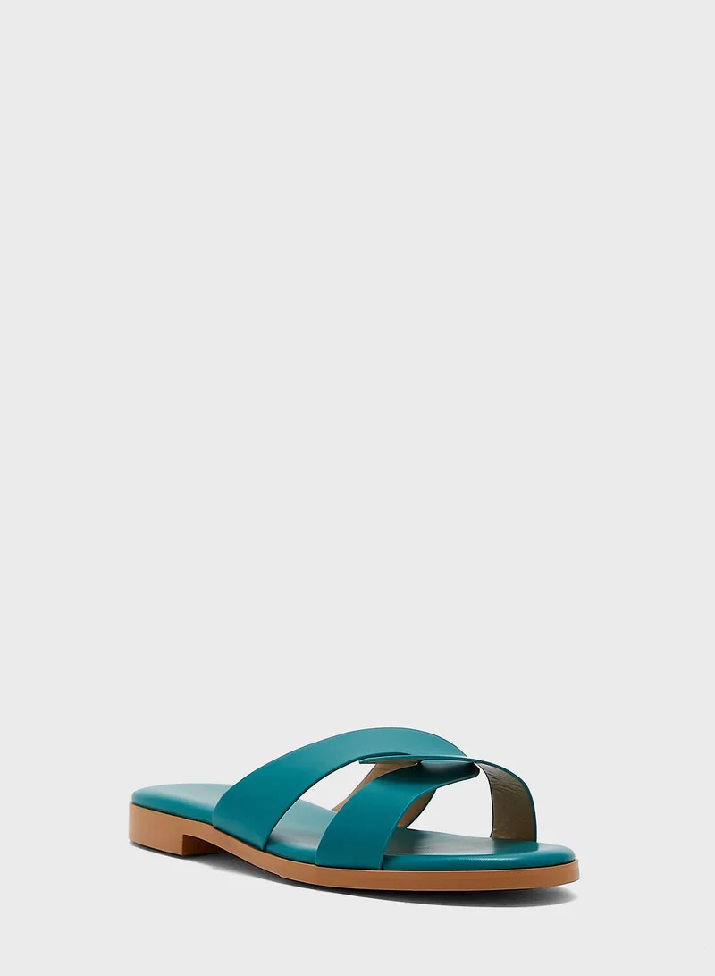 Khizana Interwoven Strap Flat Sandal