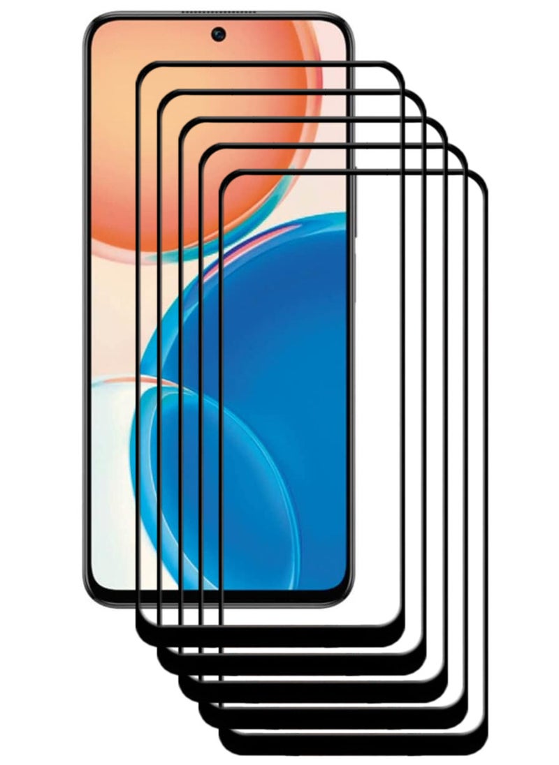 ACLIX 5 Pieces Antistatic ESD Dustproof Premium Quality High Definition Tempered Glass Screen Protector Designed For Honor X8 - Image 1