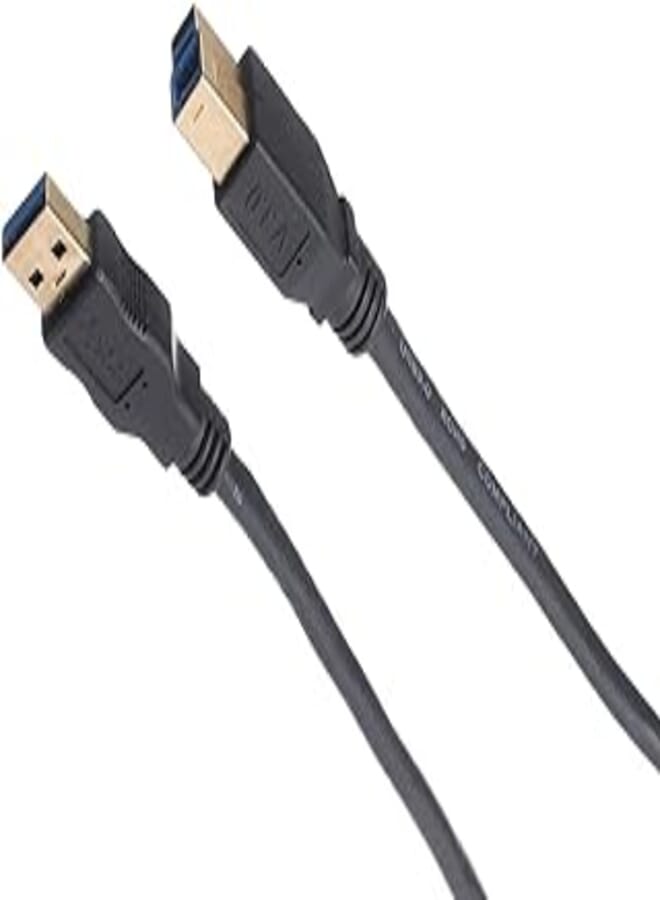 Keendex 1972 USB Printer Cable - Black