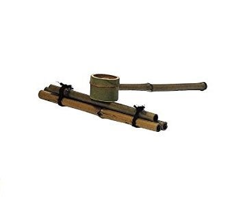 BambooParkJapan Bamboo Japanese Water Ladle  Water Ladle Rest Tsukubai Set for Garden From Japan