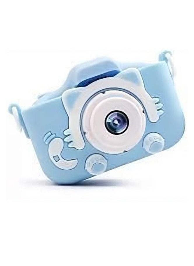 Generic Children fun Camera Cute Kitty Hd Screen Rechargeable Digital Mini Camera Kids Cartoon Cute Camera Toys Outdoor Photography Props For Child Birthday Gift  - Image 2