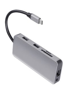 NIBEMINENT ULS-CH9005 9-in-1 USB Hub Silver  - Image 5