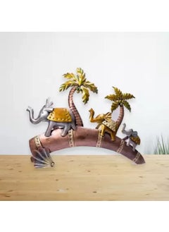 RHD RHD 3 ELEPHANT DECOR Metal AbstractWall Sculptures Home Dcor iron wall dcor for Restaurant office caf living room Bedroom gift SIZE 30 4 20  - Image 4