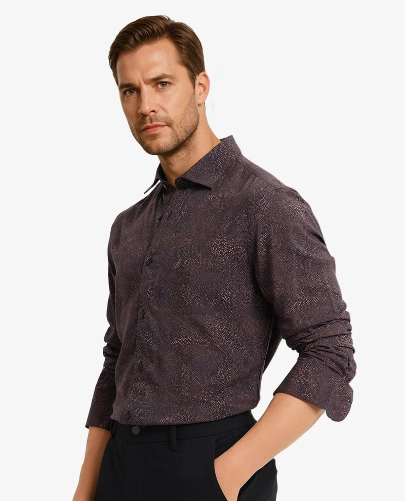 Rare Rabbit Men's Geometric Print Shirt