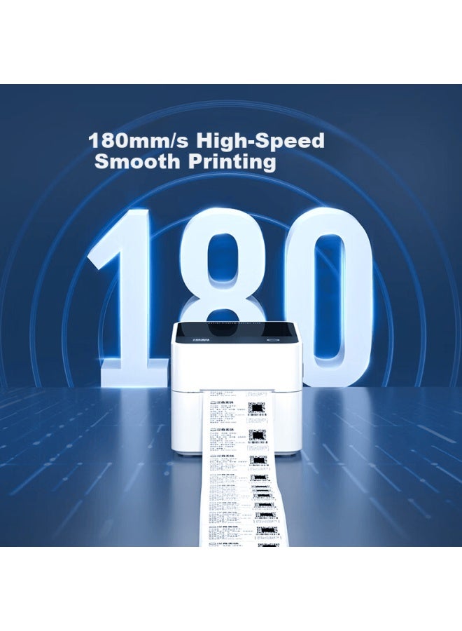 Hprt D35p Thermal High-speed High-definition Barcode Printer Bluetooth Version For Express Waybills, Warehouse Logistics, Fixed Asset Labels, Clothing Tags, And Adhesive Barcode Printing