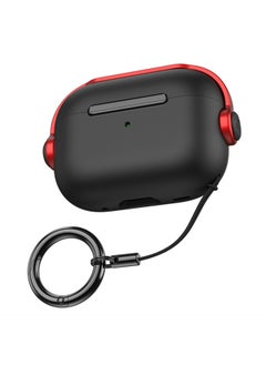 Generic AirPods Pro 2 Protective Case Soft TPU Skin Shockproof Rugged Case with Keychain for AirPods Pro 2 Charging Case for Men Women  - Image 1