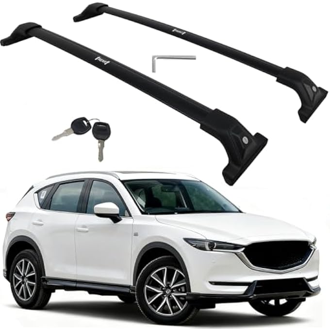 rayihni 2P Roof Cargo Rack for Mazda CX-5 CX5 2017-2025 Roof Racks Cross Bars Luggage Carrier Rail (fit The car with Side Rail) Accessories - Image 2