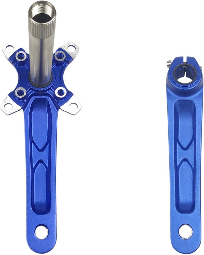 BNVB Bike Crank Arm Set， 170mm 104 BCD Mountain Bike Crank Set with Bottom Bracket Crank and Chainring Bolts for MTB BMX Road Bicyle, Compatible with Shimano, FSA, Gaint (Black/Red/Silver) - Image 3