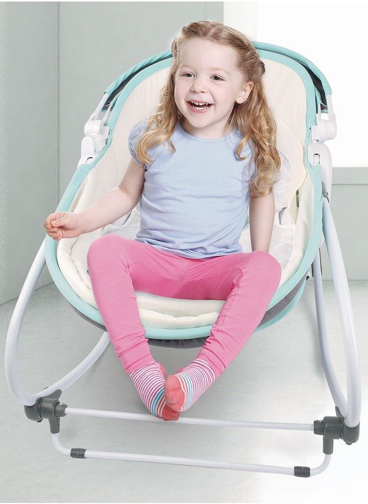 6 - In - 1 Cozy Rocker Bassinet With Wheels, Awning And Mosquito Net - Green - pzsku/ZC533297251F98CFB25DBZ/45/_/1658819137/86875b9f-84c4-468f-8179-8362f4595730
