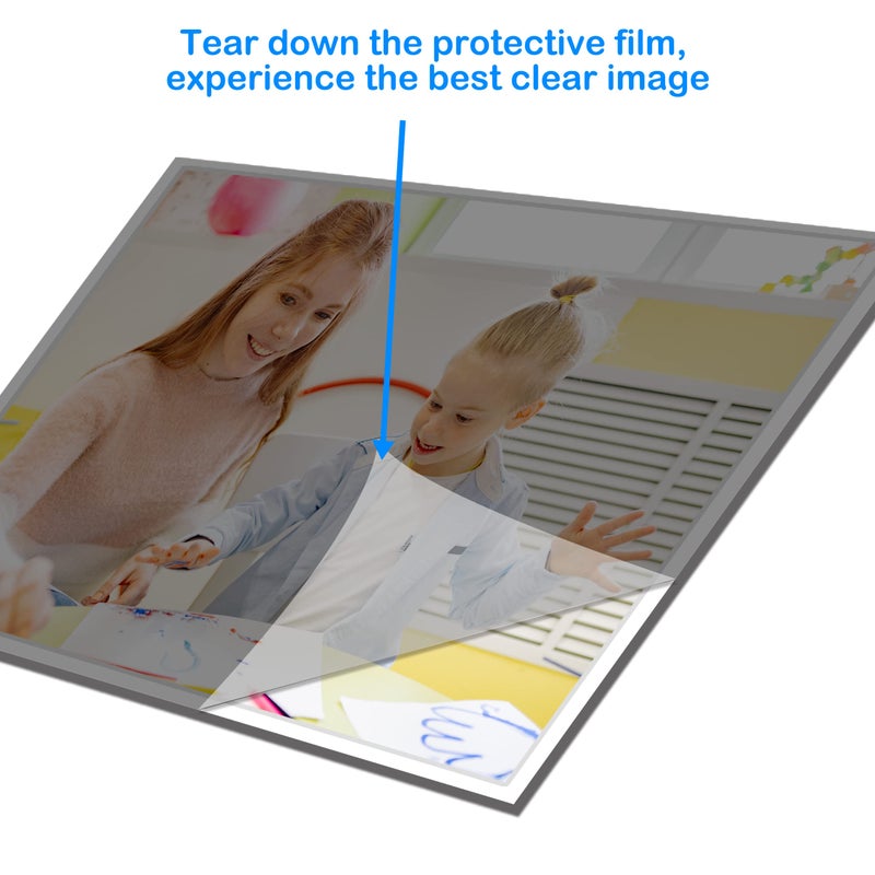 Mositear Mositear 20 Pack 4""x6"" Premium Magnetic Picture Pockets Frames Holds 4 x 6 inches Photo for Refrigerator - Image 3