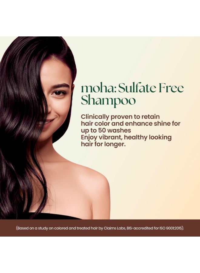 Moha: ulfate-Free Herbal Hair Shampoo Gel, Mild Shampoo With Goodness of Proven Herbs For Gentle Hair Cleansing & Hair-Fall Control all hair types - 200ml (Pack of 1) - Image 3