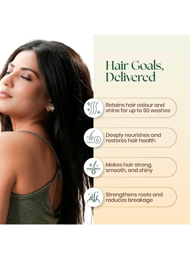 Moha: ulfate-Free Herbal Hair Shampoo Gel, Mild Shampoo With Goodness of Proven Herbs For Gentle Hair Cleansing & Hair-Fall Control all hair types - 200ml (Pack of 1) - Image 4