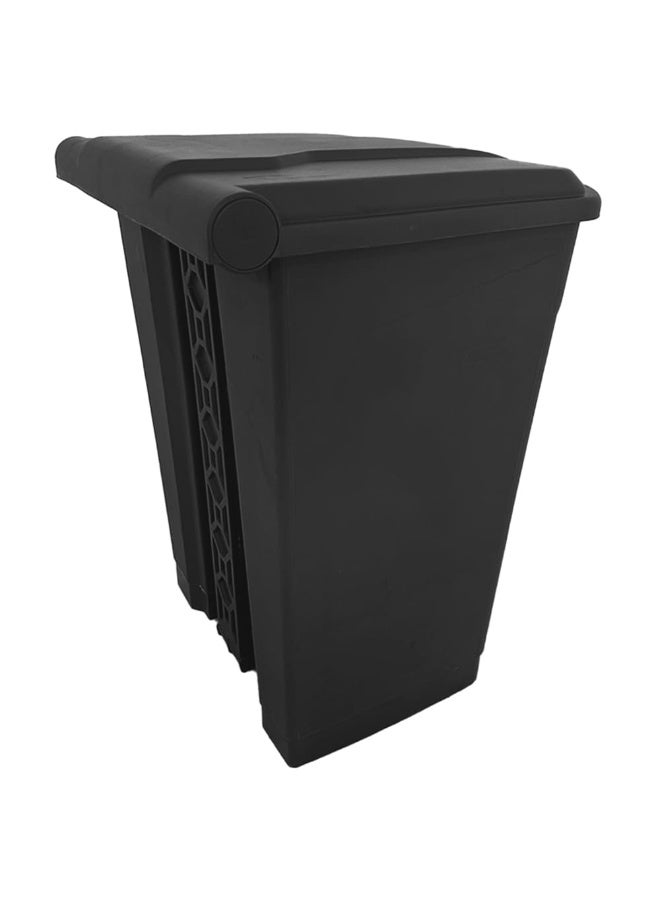 AKC 87 LTR Garbage Trash Can with Centre Pedal, High Density Polyethylene (HDPE) Heavy-Duty Dust Bin (BLACK)  - Image 3
