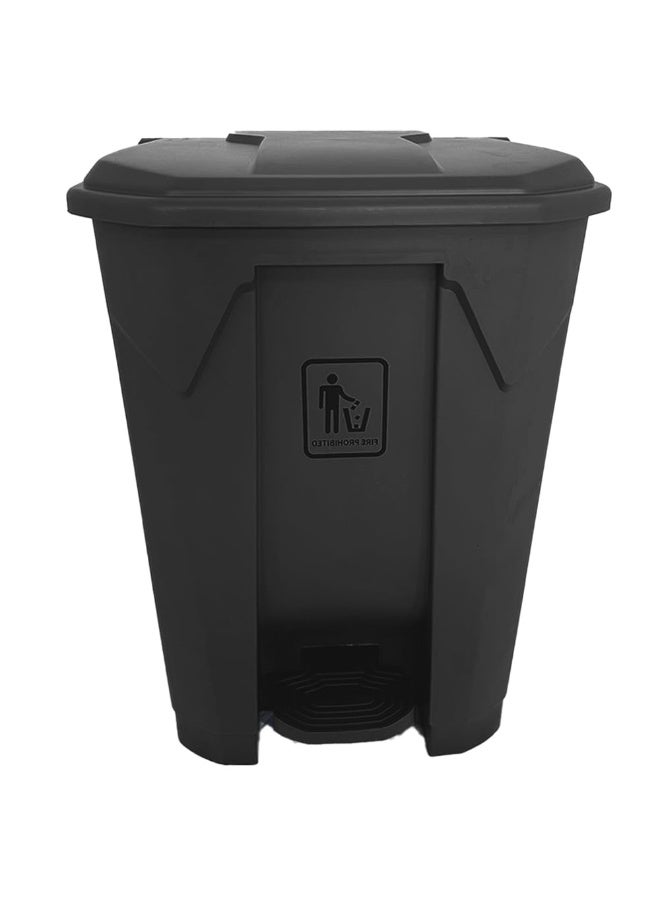 AKC 87 LTR Garbage Trash Can with Centre Pedal, High Density Polyethylene (HDPE) Heavy-Duty Dust Bin (BLACK)  - Image 2