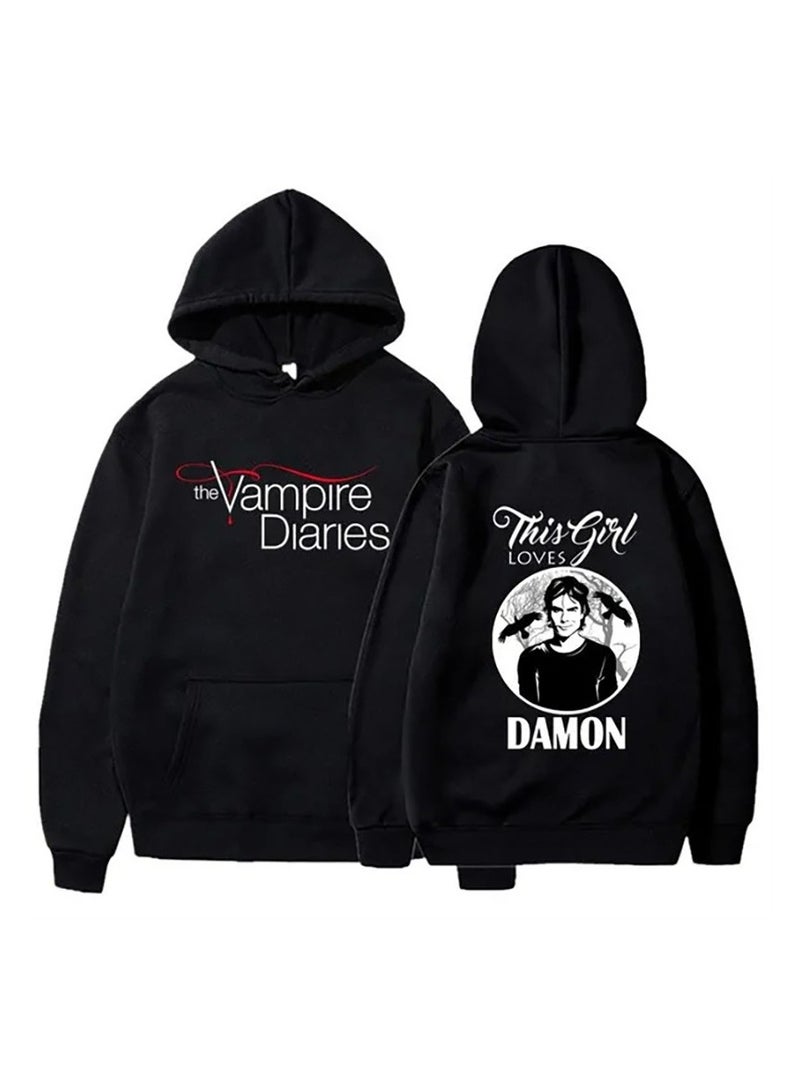 The Vampire Diaries Hoodie Men Women Couples Sweatshirts Pullover Shirt Hooded Sweater  - Image 1