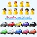 ANGGIKO 60 Pcs Rubber Ducks for Jeeps 30 Ducks 28 Inch Assortment with 30 Colors Cars Collectible Vehicle Dashboard Decorations Easter Basket Stuffers for Kids Party Favors Baby Bath Toys Birthday Gifts - Image 4