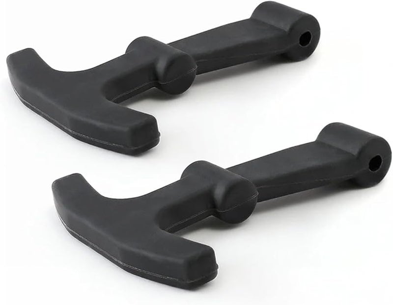 Black Rubber Latch 4Pcs Replacement for Cooler Tool Box and Hood Lid - Image 2