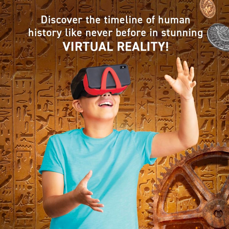 Abacus Brands Virtual Reality History! - Illustrated Interactive VR Book and STEM Learning Activity Set - for Ages 8 and Up - Image 4