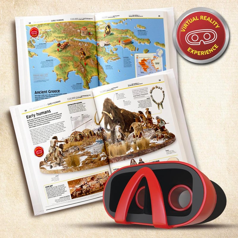 Abacus Brands Virtual Reality History! - Illustrated Interactive VR Book and STEM Learning Activity Set - for Ages 8 and Up - Image 2