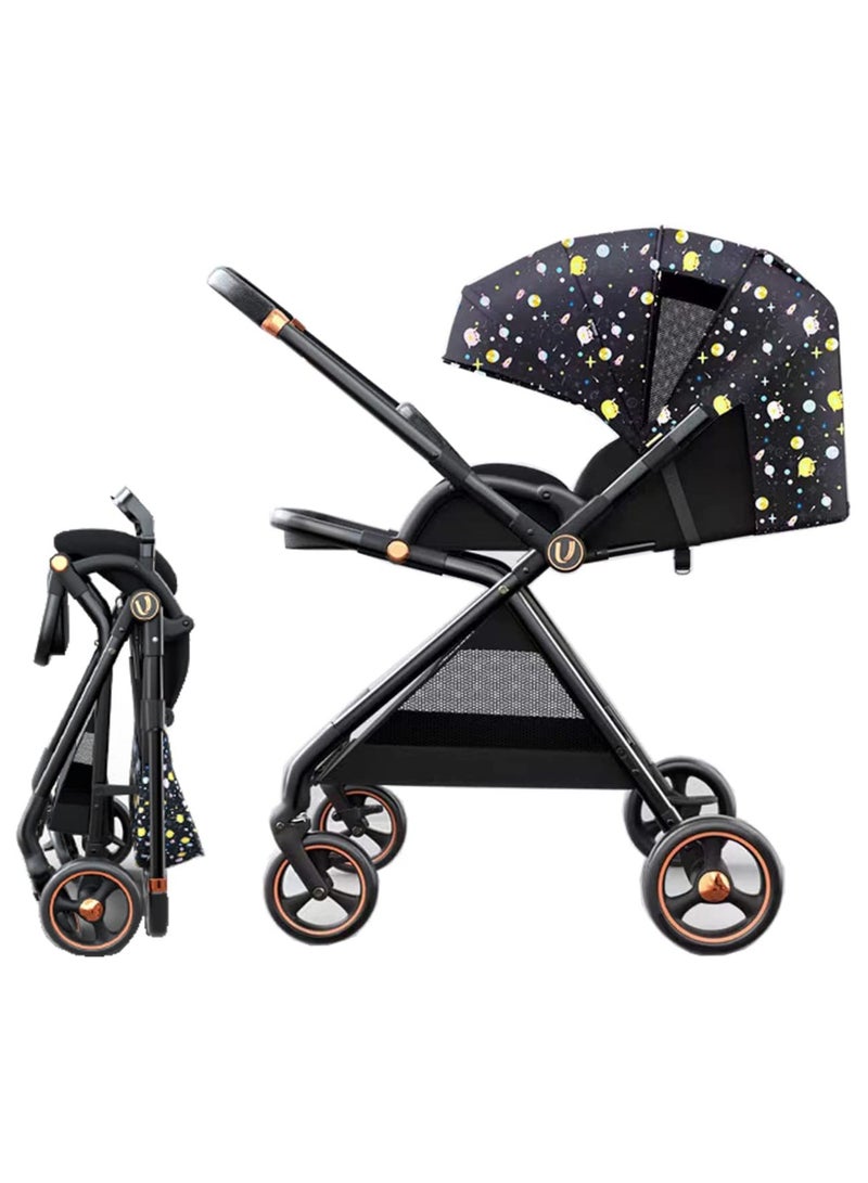 ليموس عربة أطفال مع صينية محمولة خفيفة الوزن وقابلة للطي مع إمكانية الجلوس في اتجاهين - Image 1