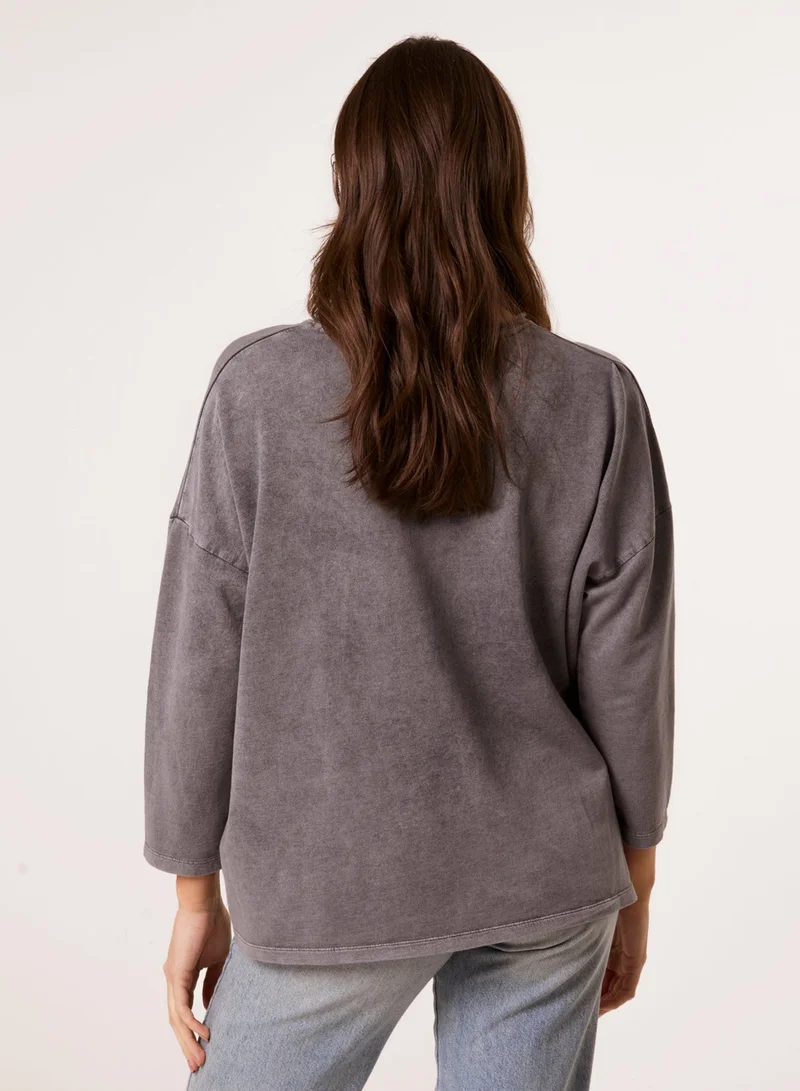 Blue Vanilla Bow Sweatshirt