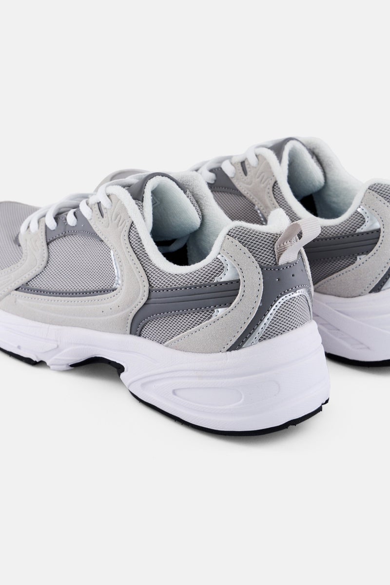 RBX أحذية خارجية للرجال R240716M مزودة بأربطة، رمادي - Image 2