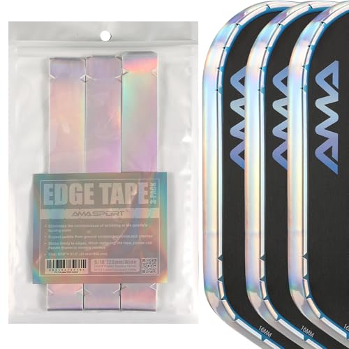PICKLETECH AMA Sport LaserEdge Pickleball Paddle Edge Protection Tape – Stunning Color Shifting Design-Paddle Head Edge Guard-Fit Perfectly Curved Edge -No Wrinkling - Image 1